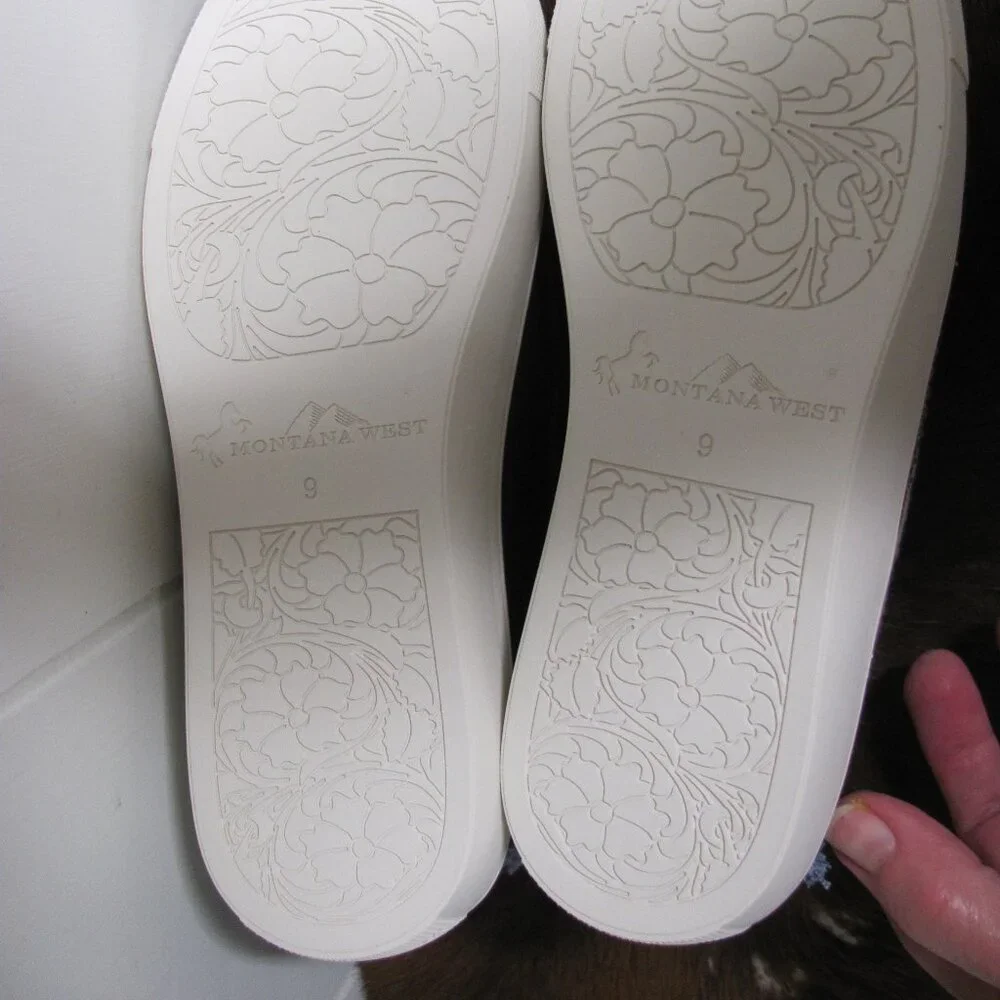 Montana West Women's Rhinestone Sneakers NIB - Picture 13 of 13